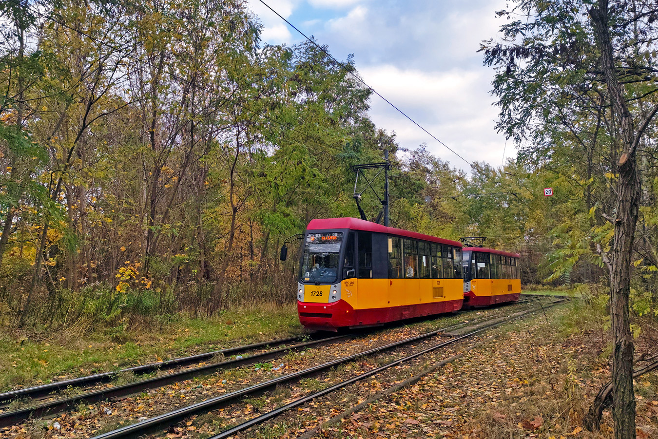 Łódź, Konstal/MPK 805N-M14 № 1728