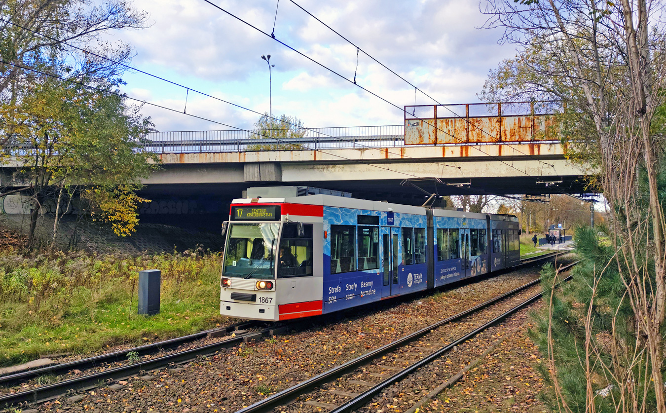 Лодзь, Duewag MGT6D № 1867