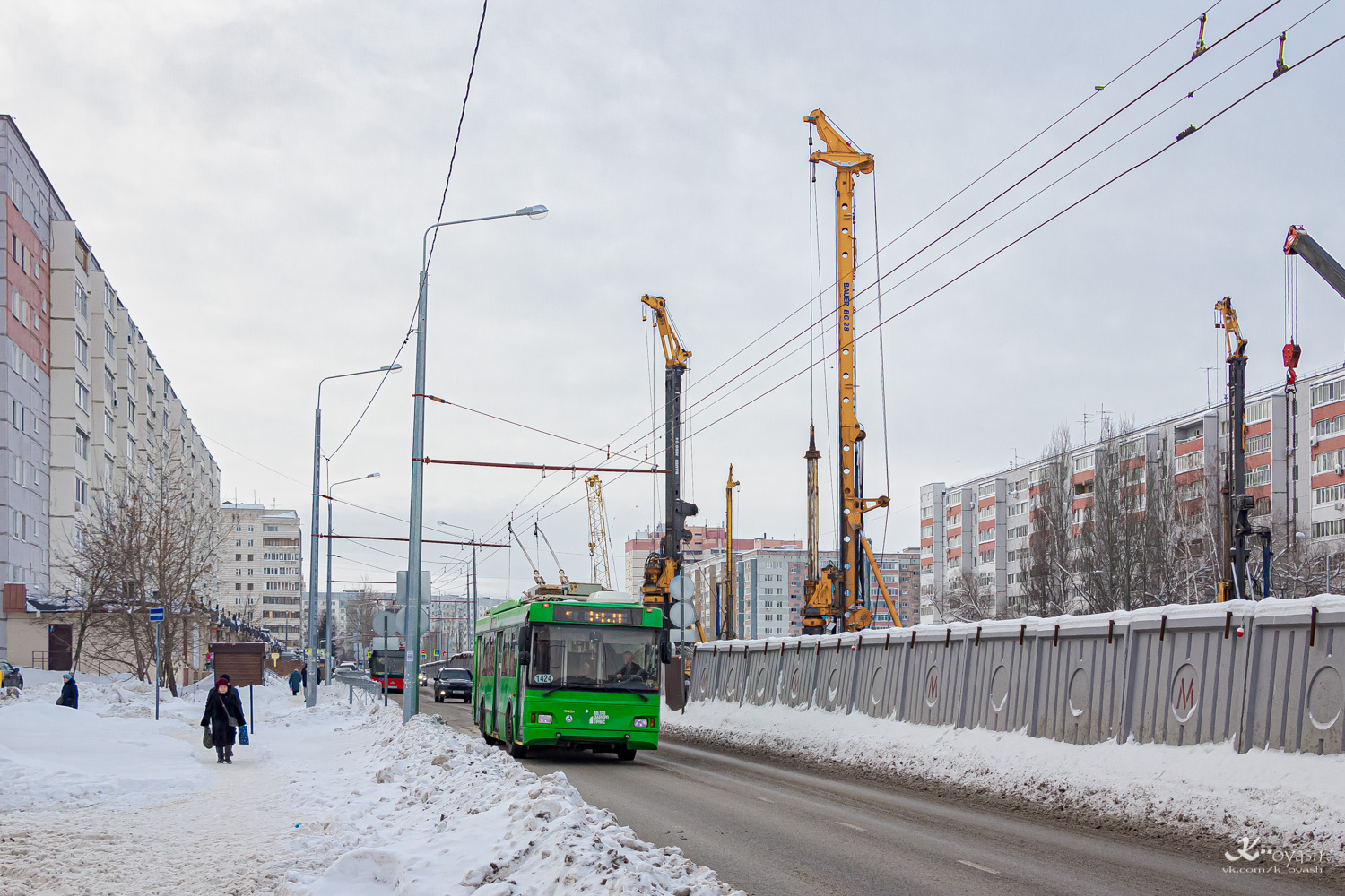 Казань, Тролза-5275.03 «Оптима» № 1424