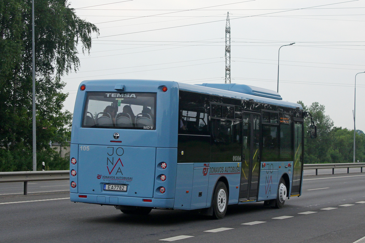 Йонава, Temsa MD9 ElectriCITY № 105