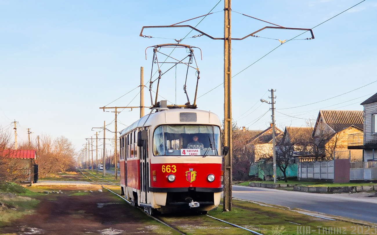 Каменское, Tatra T3SUCS № 663