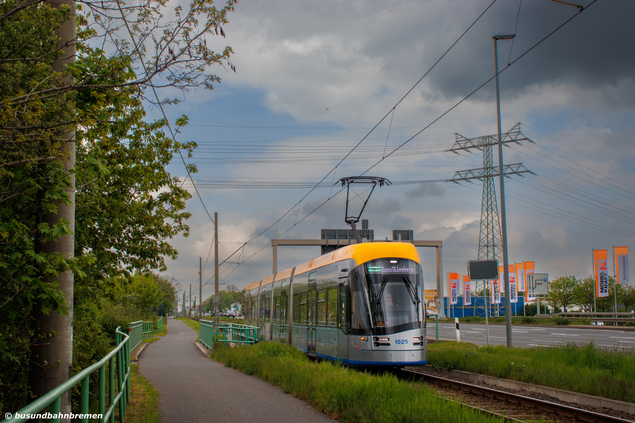 Лейпциг, Solaris Tramino Leipzig (NGT10) № 1025