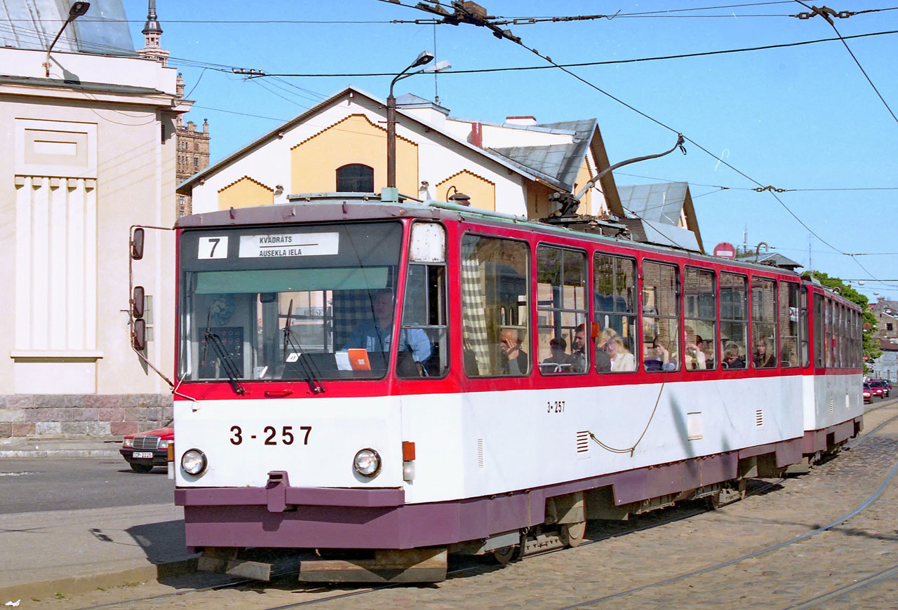 Рига, Tatra T6B5SU № 3-257