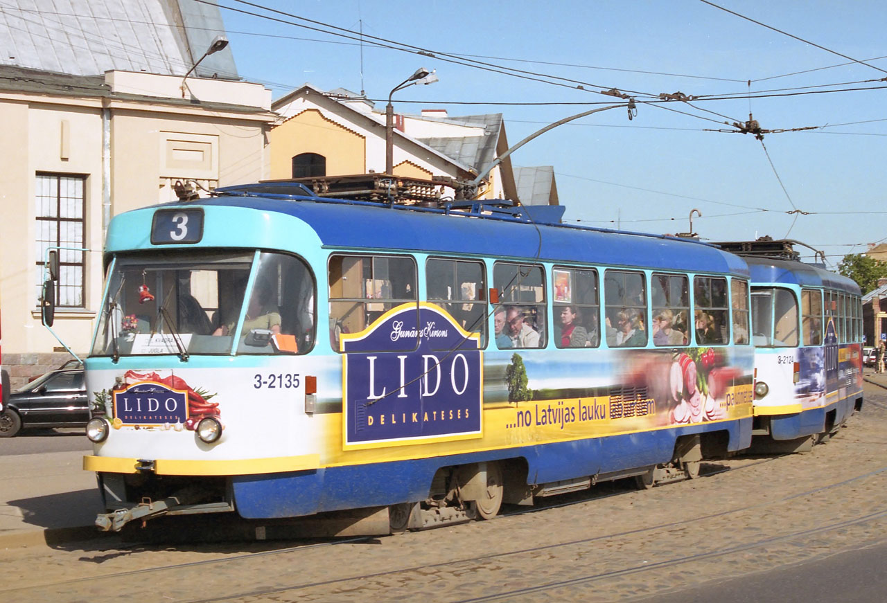 Рига, Tatra T3A № 3-2135