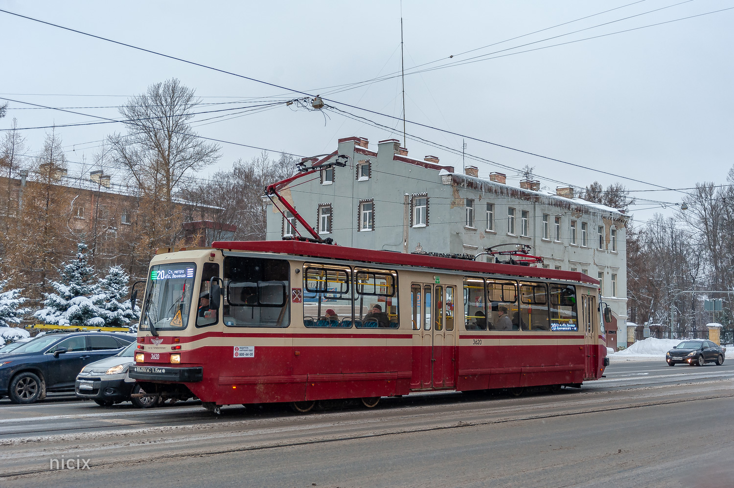Санкт-Петербург, ТС-77 № 3620 Санкт-Петербург, ТС-77 № 3620
