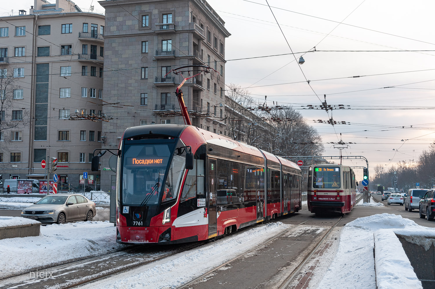 Санкт-Петербург, 71-932 «Невский» № 7761; Санкт-Петербург, ЛВС-86К № 3095