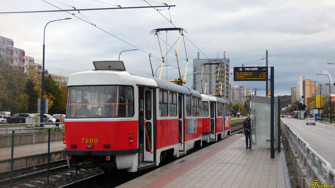 Братислава, Tatra T3P № 7800