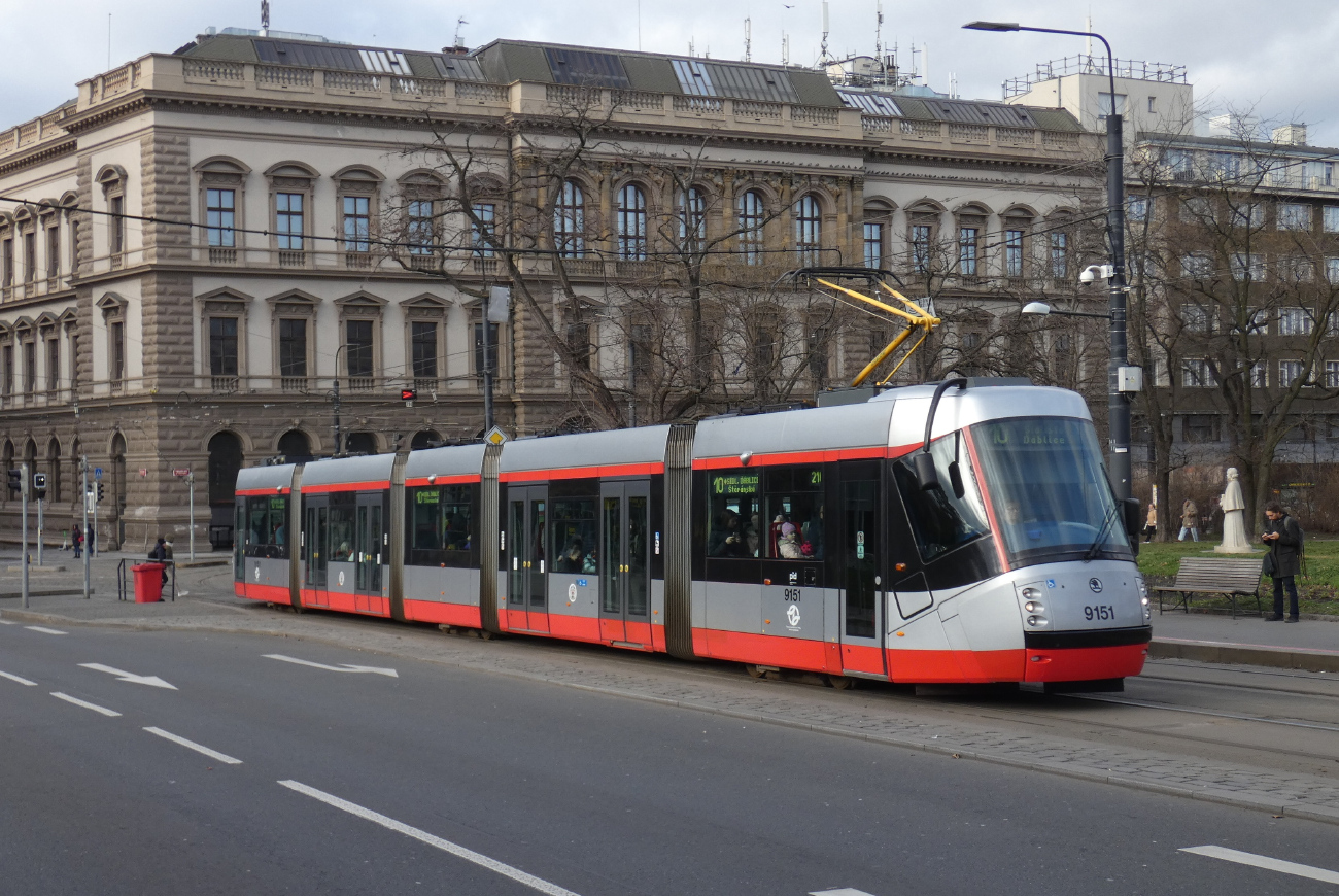 Прага, Škoda 14T Elektra № 9151