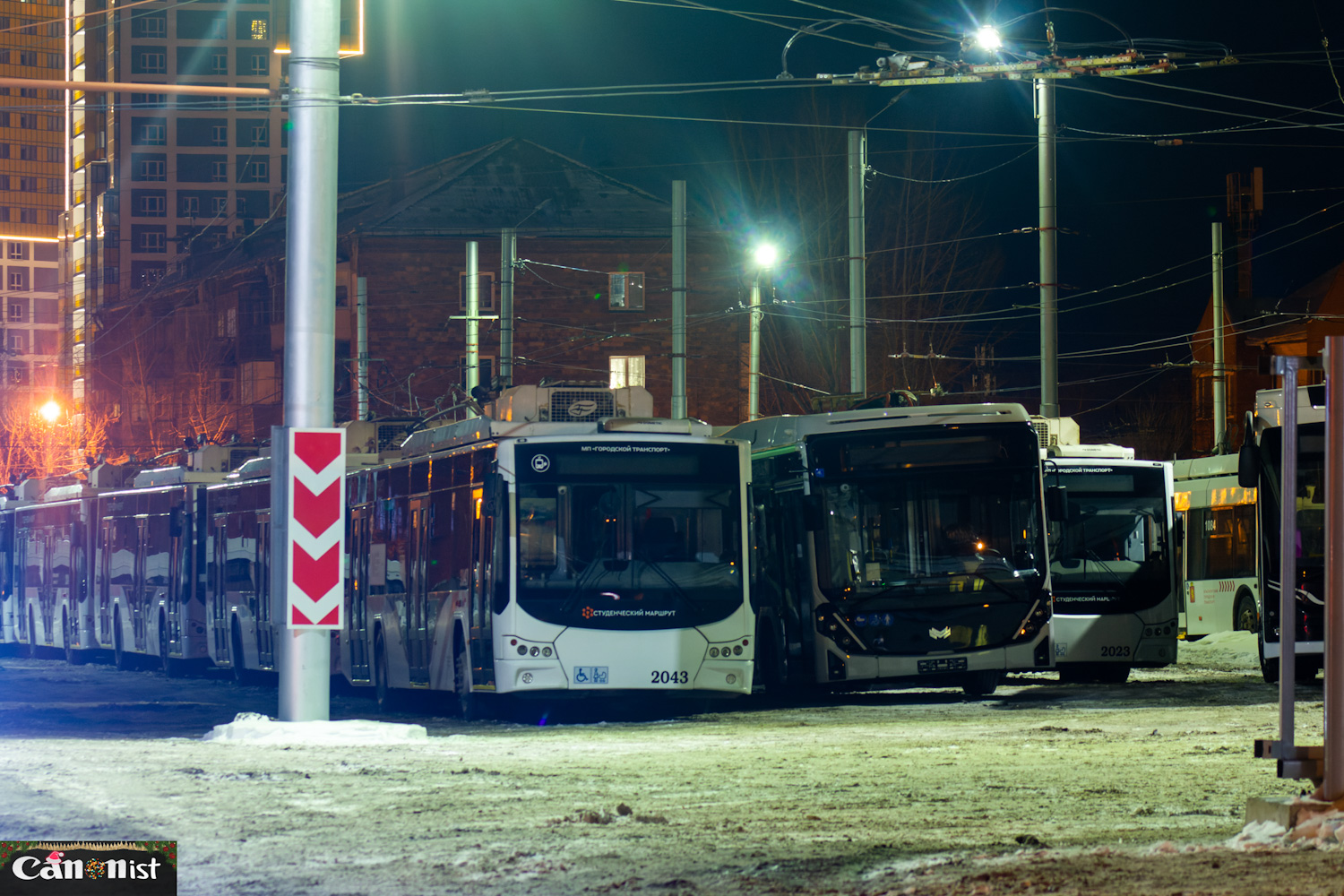 Krasnojarsk — Arrival of electric buses