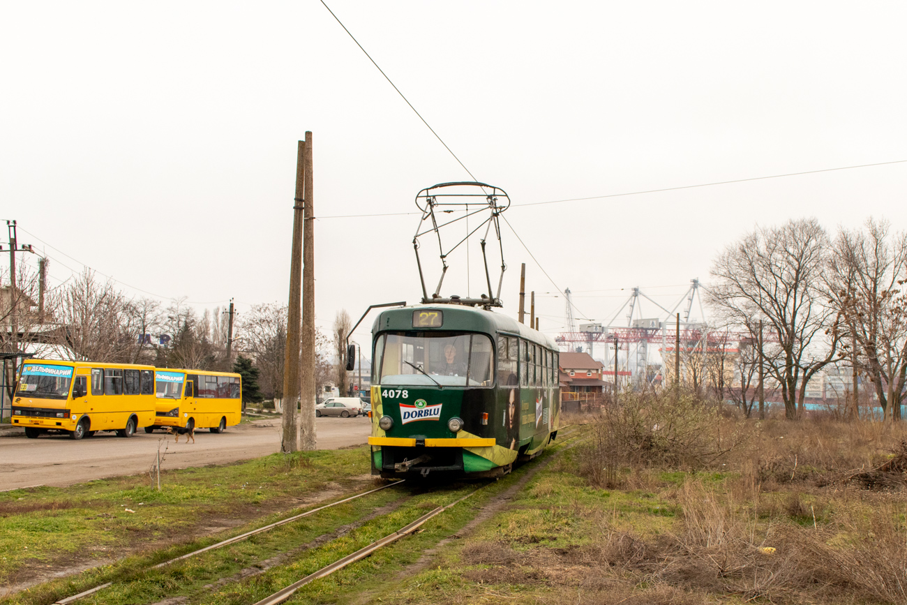 Адэса, Tatra T3R.P № 4078