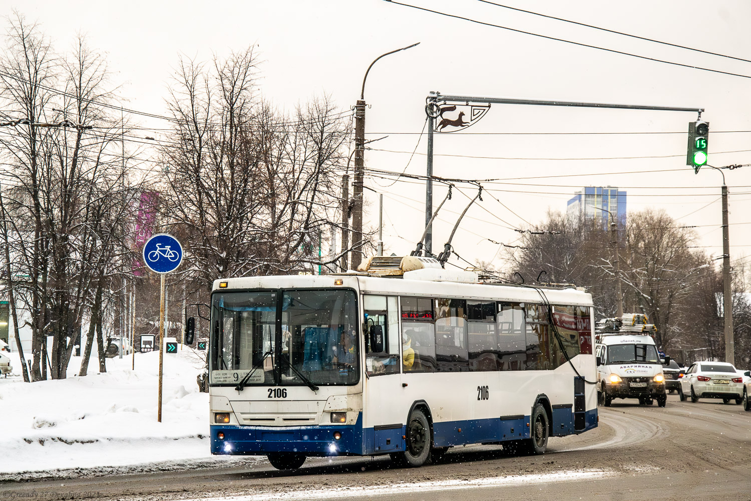 Уфа, НефАЗ-БТЗ 52765А № 2106