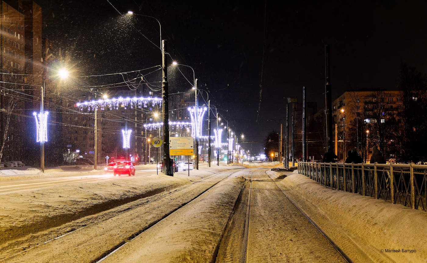 Sankt Petersburg — Tram lines and infrastructure Sankt Petersburg — Tram lines and infrastructure
