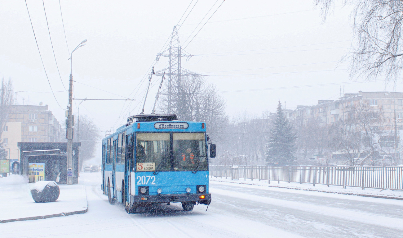 Днепр, ЮМЗ Т1Р (Т2П) № 2072