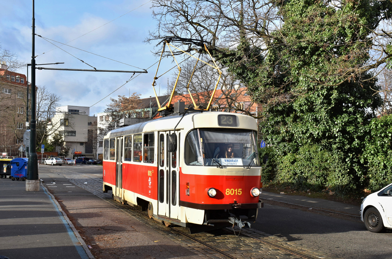 Praha, Tatra T3M2-DVC č. 8015 Praha, Tatra T3M2-DVC č. 8015
