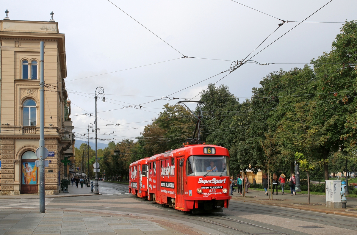 Загреб, Tatra T4YU № 433