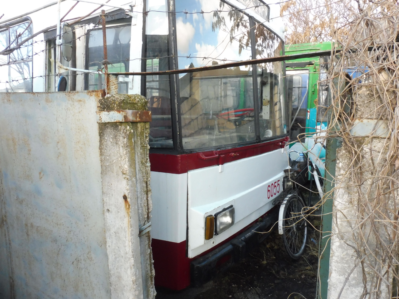 Крымский троллейбус, Škoda 14Tr02/6 № 6055