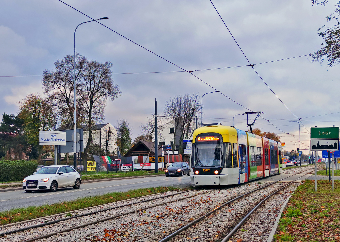 Лодзь, Bombardier Cityrunner № 1202; Лодзь — Пригородные трамваи — Згеж
