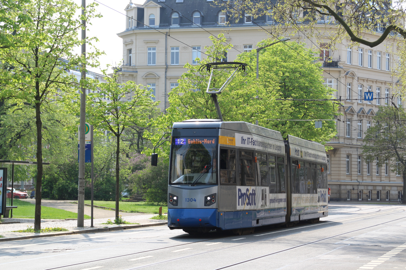 Лейпциг, Leoliner Fahrzeug-Bau Leipzig NGTW6L № 1304