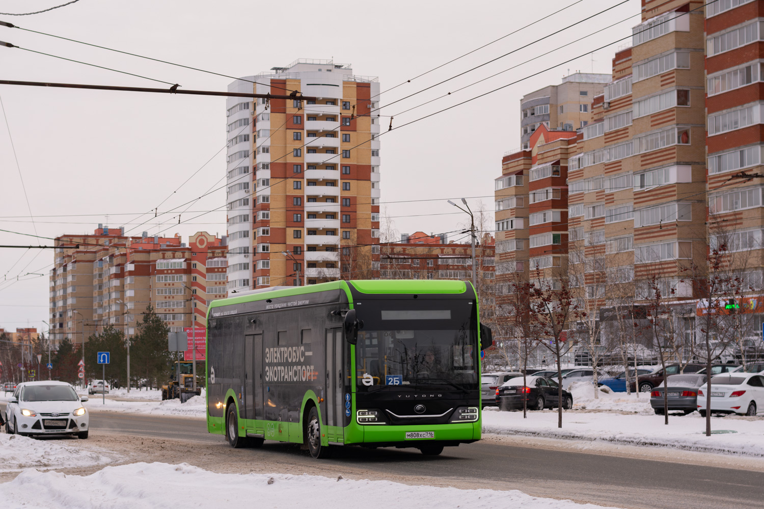 Альметьевск, Yutong ZK6106BEVG (QazTehna) № М 808 ХС 716