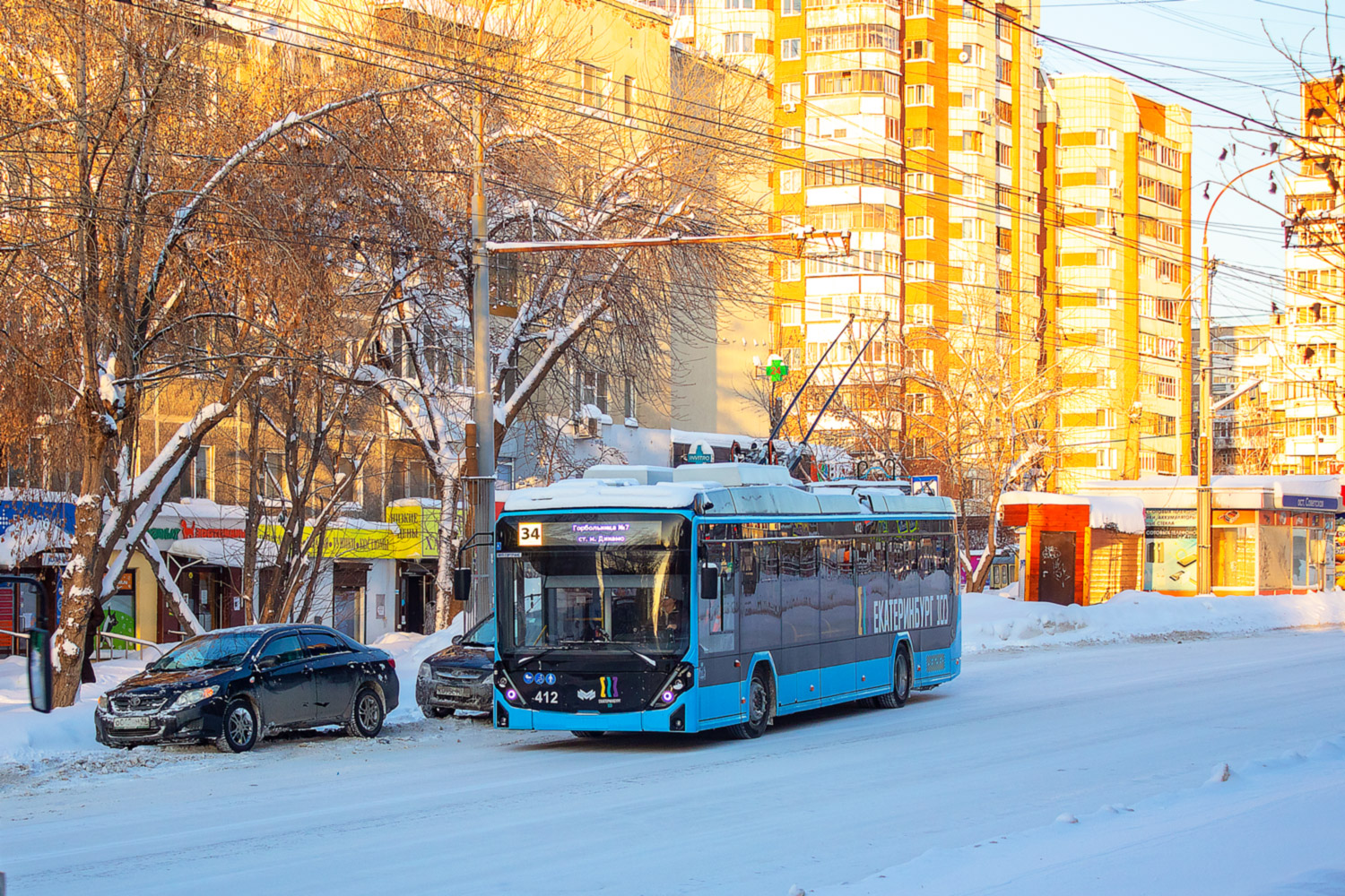 Екатеринбург, БКМ 32100D «Ольгерд» № 412 Екатеринбург, БКМ 32100D «Ольгерд» № 412