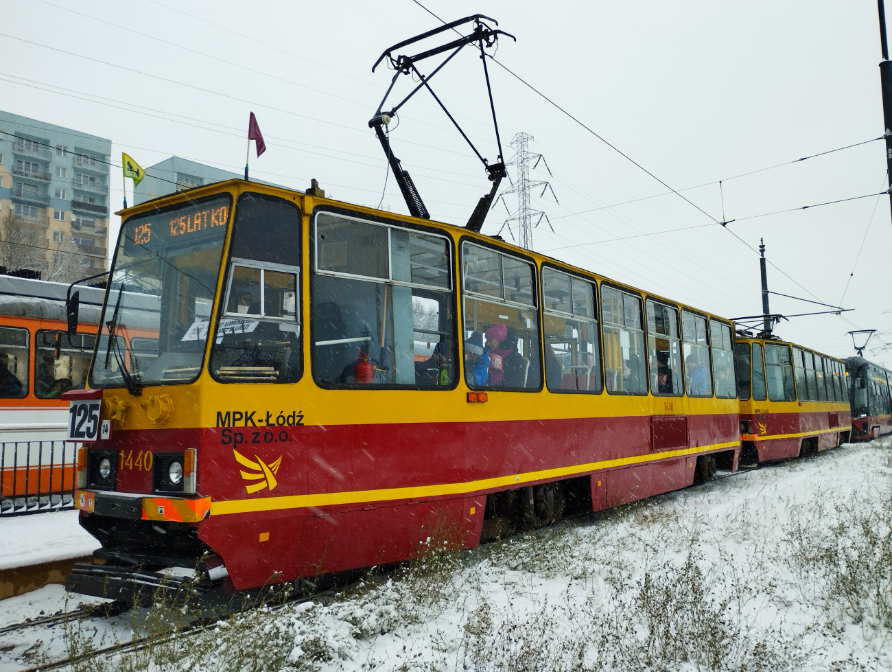 Лодзь, Konstal 805Na № 1440; Лодзь — 125 лет общественному транспорту в Лодзи — 3.12.2023