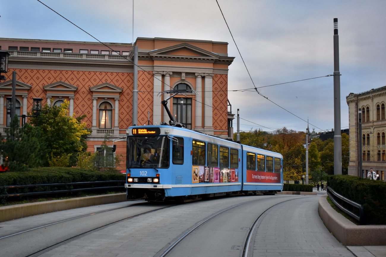 Осло, Duewag SL 79/I № 102 Осло, Duewag SL 79/I № 102