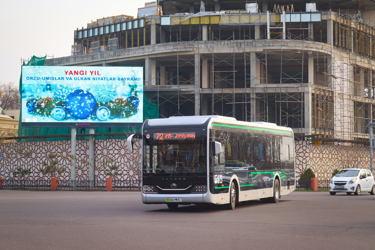 Tașkent, Yutong ZK6126BEVG Nr. 02623