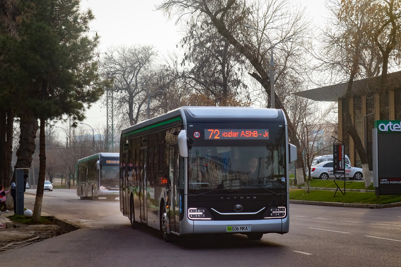 Ташкент, Yutong ZK6126BEVG № 02612