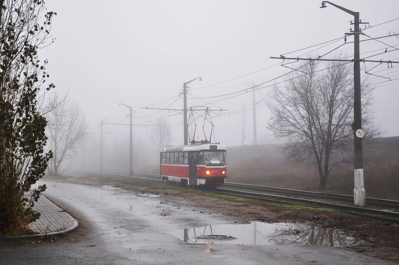 Волгоград, Tatra T3SU (двухдверная) № 2672
