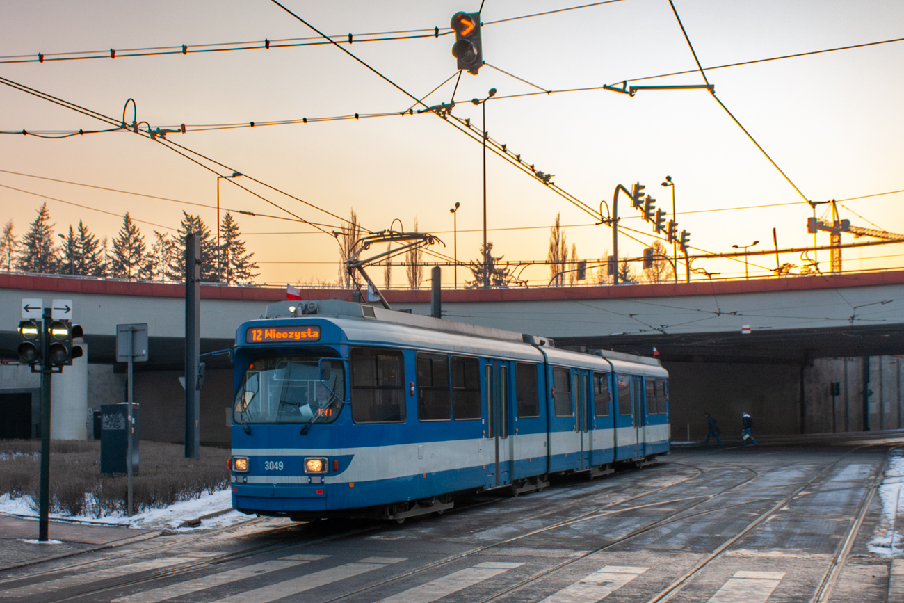 Краков, Duewag GT8S № 3049