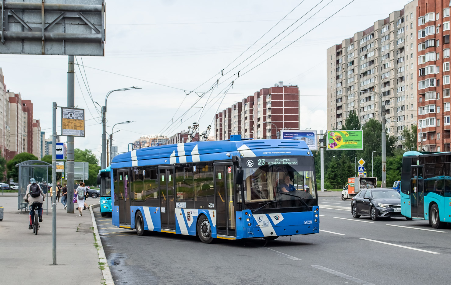Санкт-Петербург, Тролза-5265.08 «Мегаполис» № 6028
