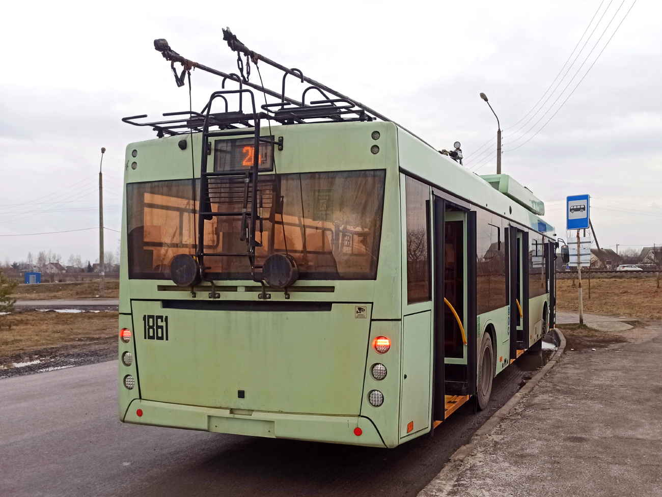 Гомель, МАЗ-203Т70 № 1861; Гомель — Движение на участках с использованием автономного хода