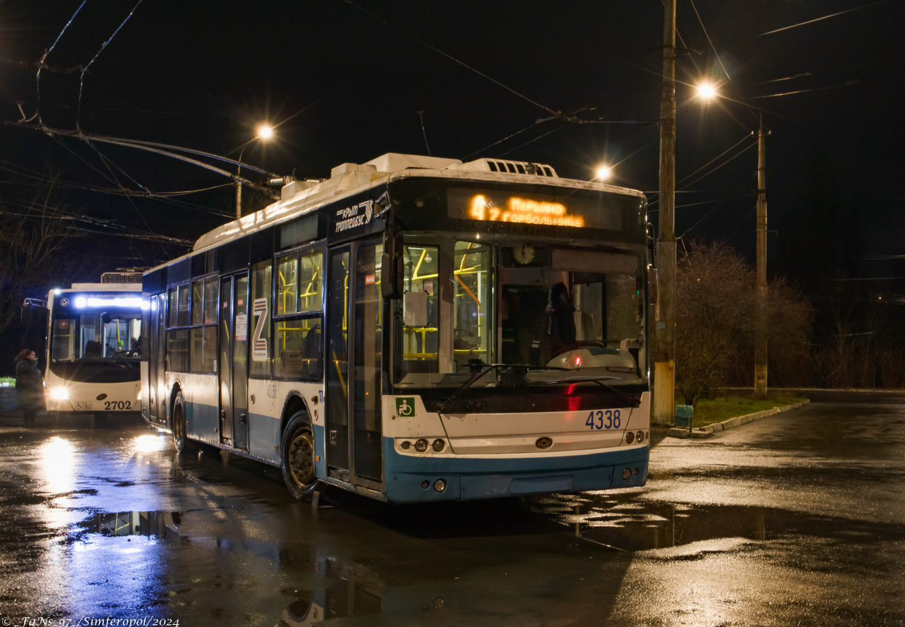 Крымский троллейбус, Богдан Т70110 № 4338 Крымский троллейбус, Богдан Т70110 № 4338