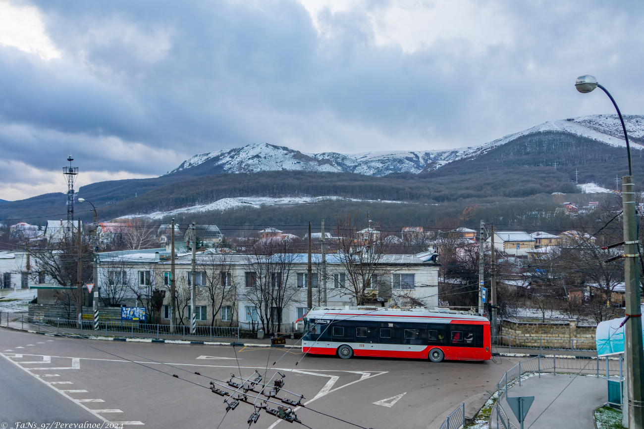 Крымский троллейбус, Тролза-5265.05 «Мегаполис» № 2608; Крымский троллейбус — Контактная сеть, спецчасти и инфраструктура