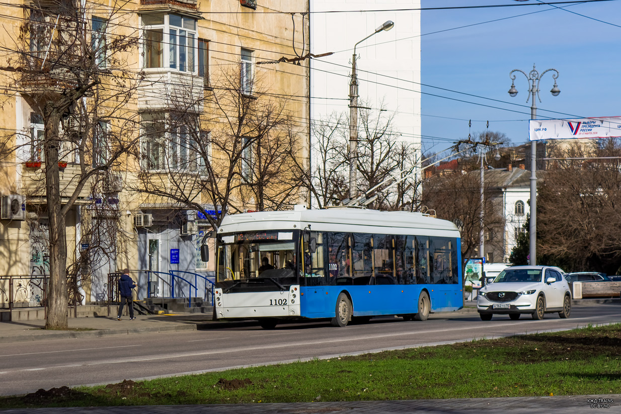 Sevastopol, Trolza-5265.03 “Megapolis” Br. 1102