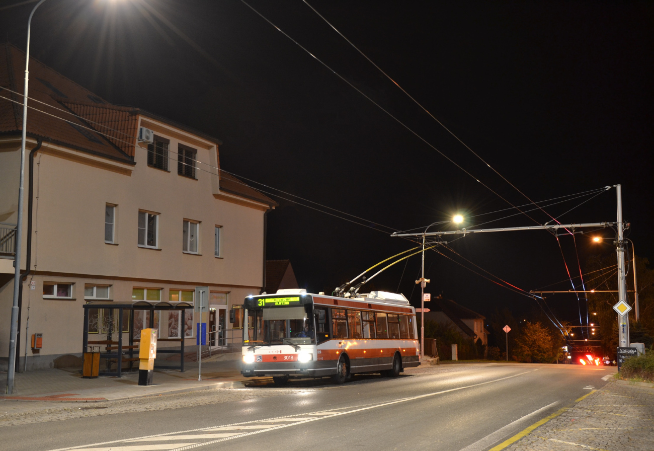 Брно, Škoda 21Tr № 3018