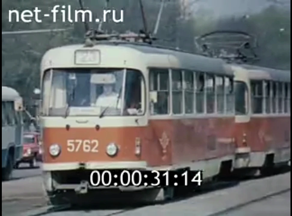 Moskva, Tatra T3SU č. 5762; Moskva — Moscow tram in the movies