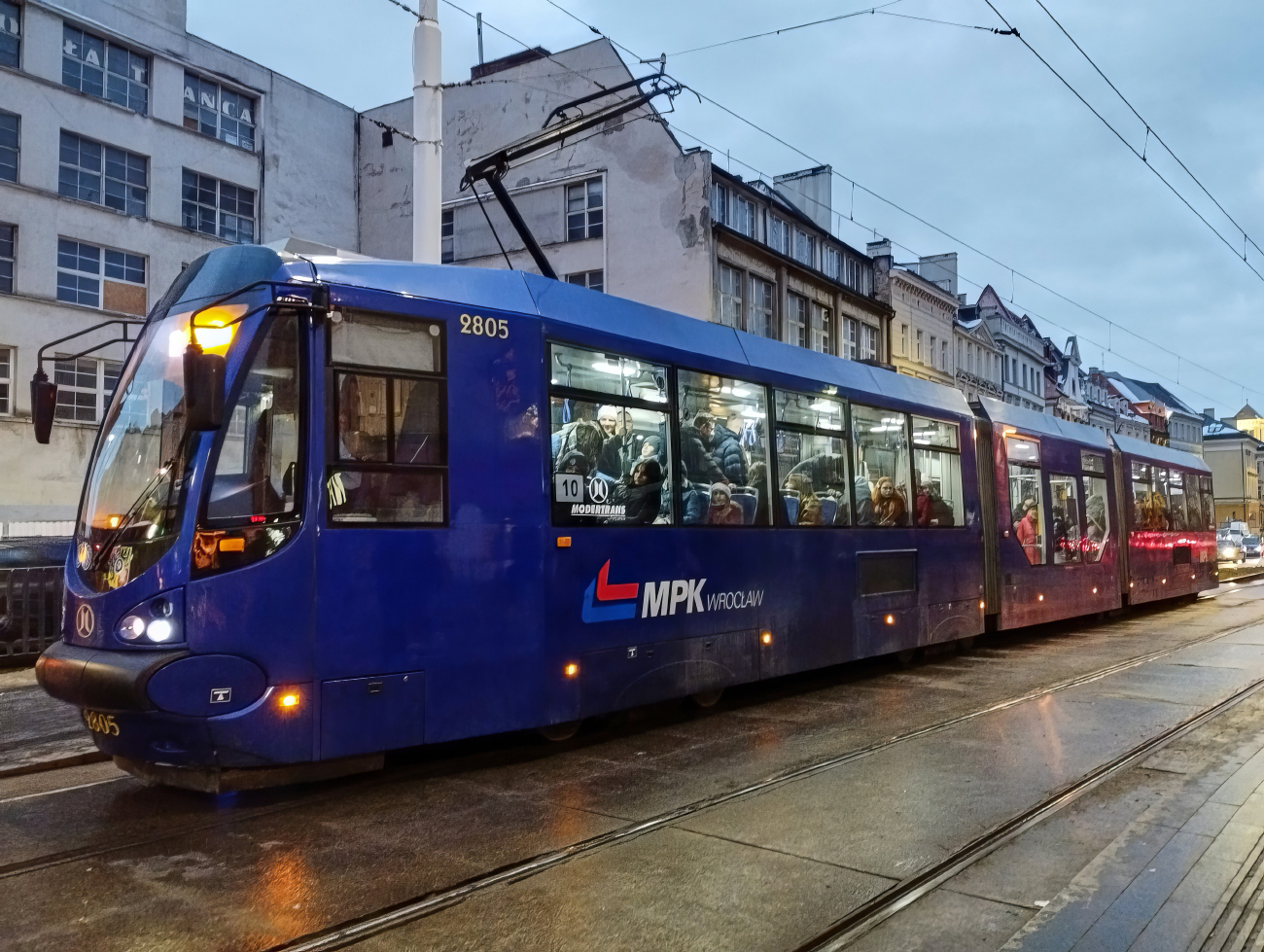 Вроцлав, Modertrans Moderus Beta MF 19 AC № 2805