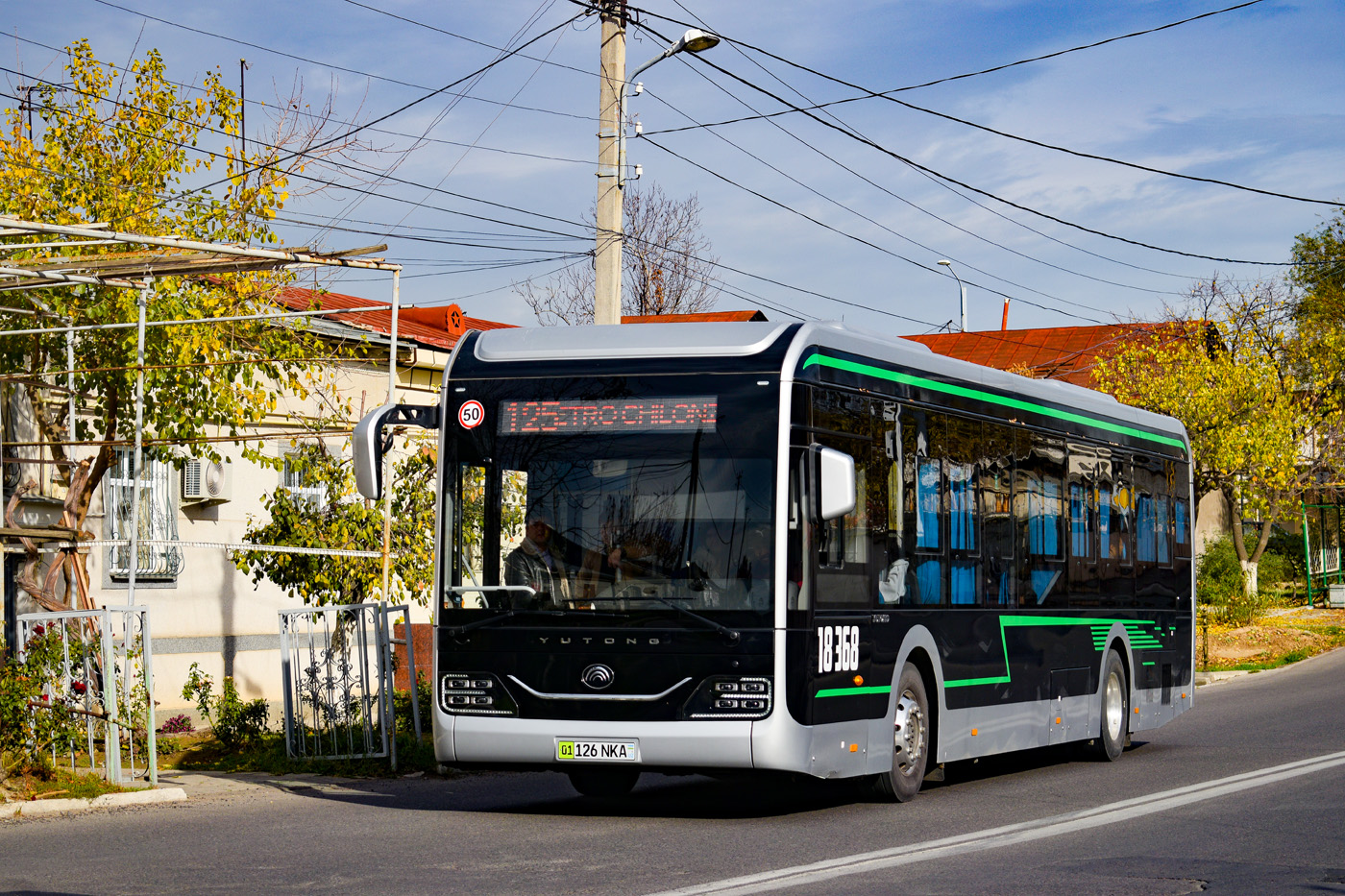 Ташкент, Yutong ZK6126BEVG № 18368