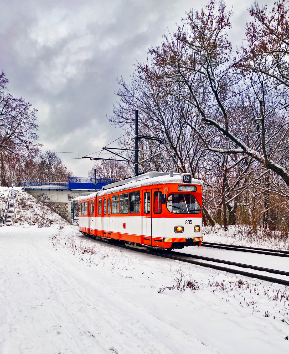 Lodz, Duewag GT6 Nr. 805
