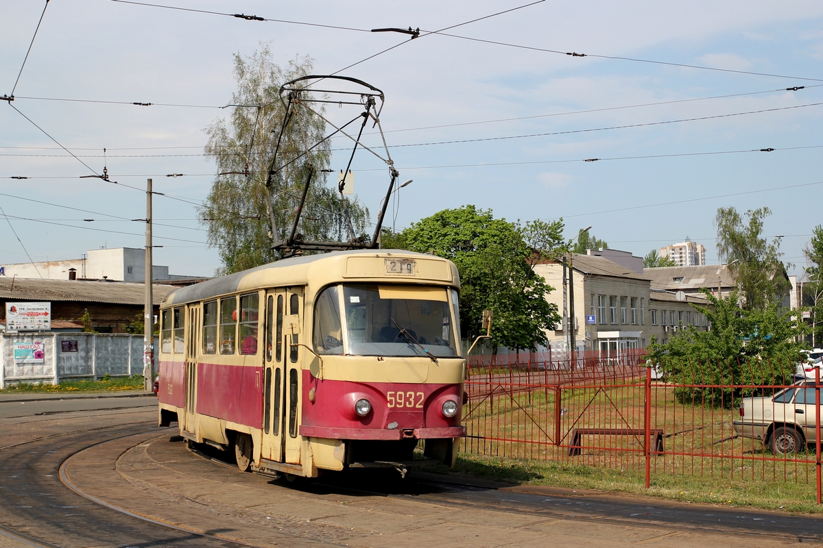 Киев, Tatra T3SU № 5932