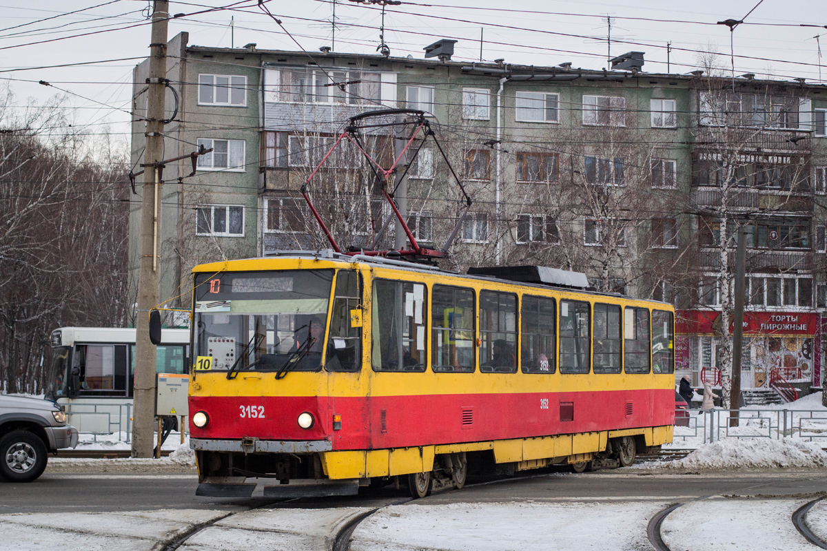 Барнаул, Tatra T6B5SU № 3152