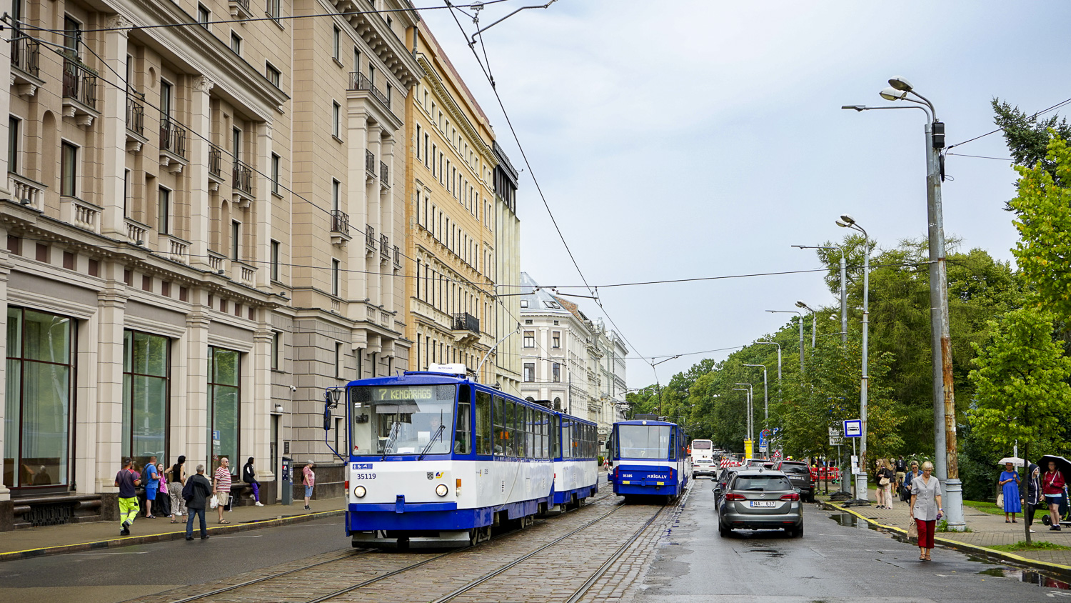Рига, Tatra T3MR (T6B5-R) № 35119