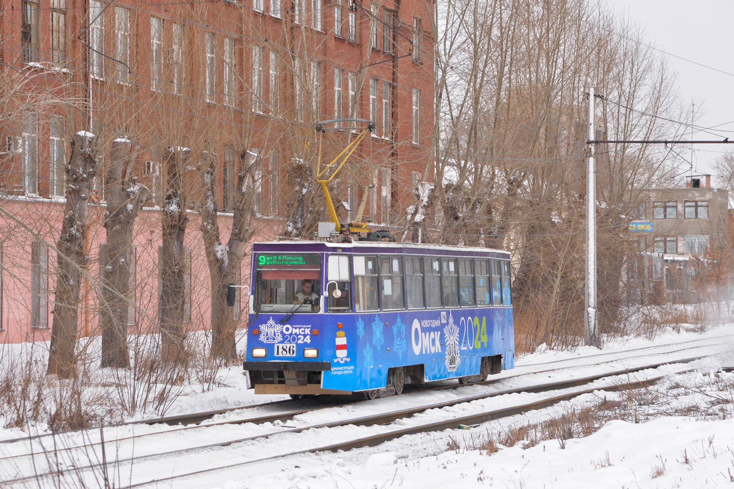 Омск, 71-605ЭП № 186