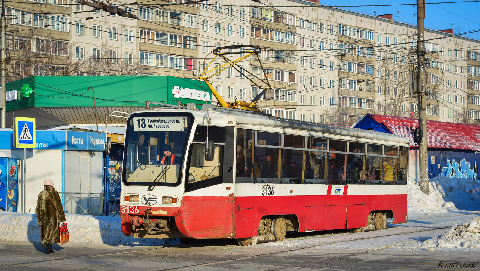 Новосибирск, 71-619К № 3136 Новосибирск, 71-619К № 3136