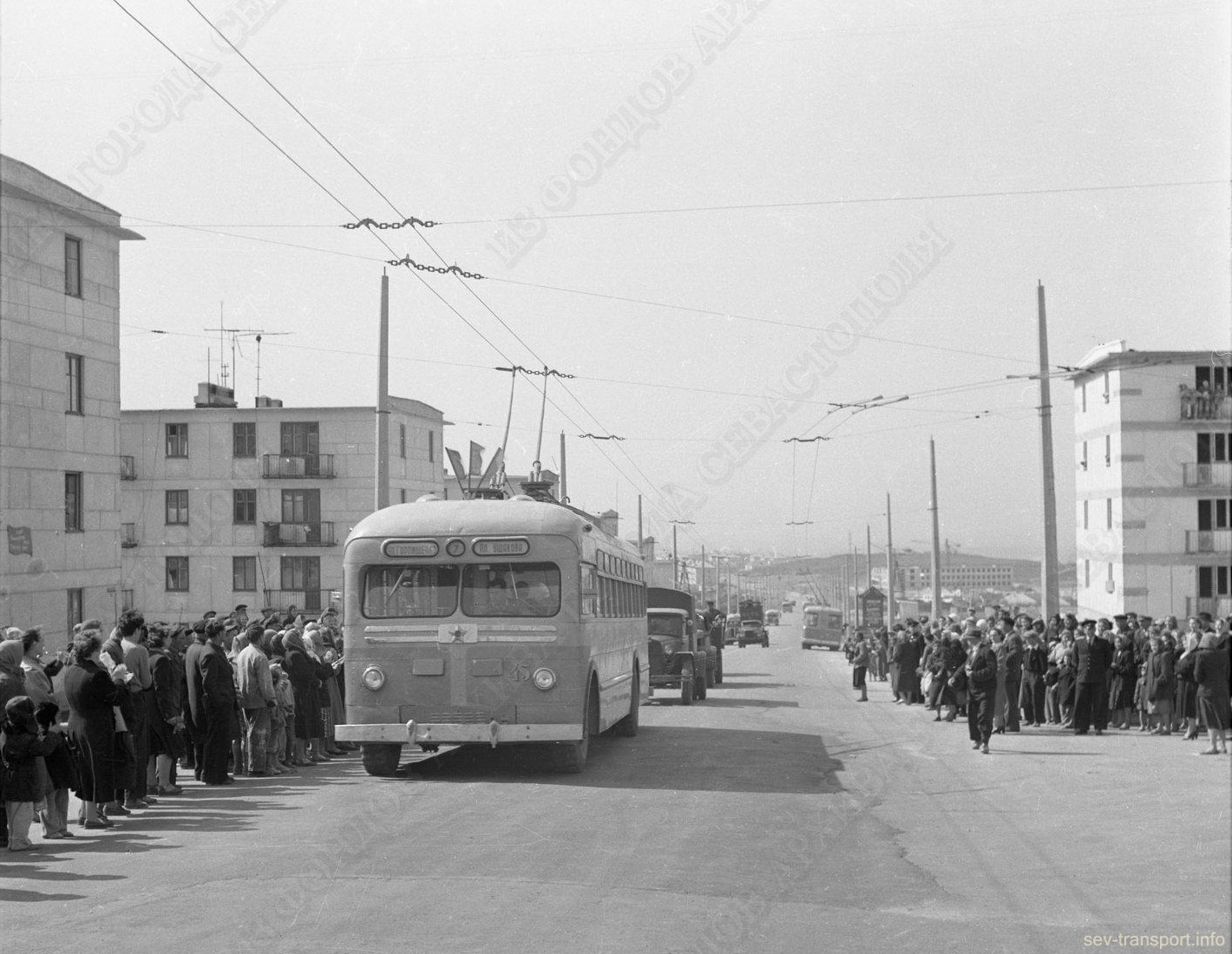 Севастополь, МТБ-82Д № 45; Севастополь — Исторические фотографии троллейбусов