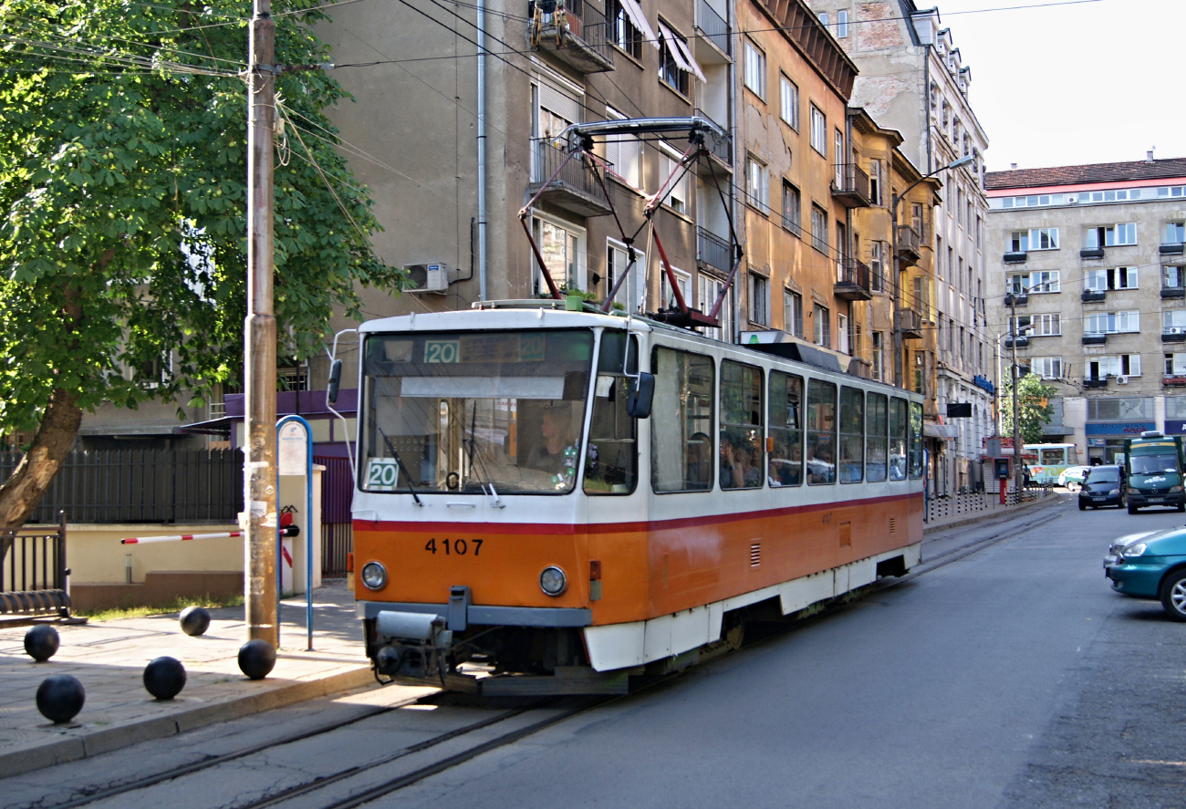 София, Tatra T6B5B № 4107