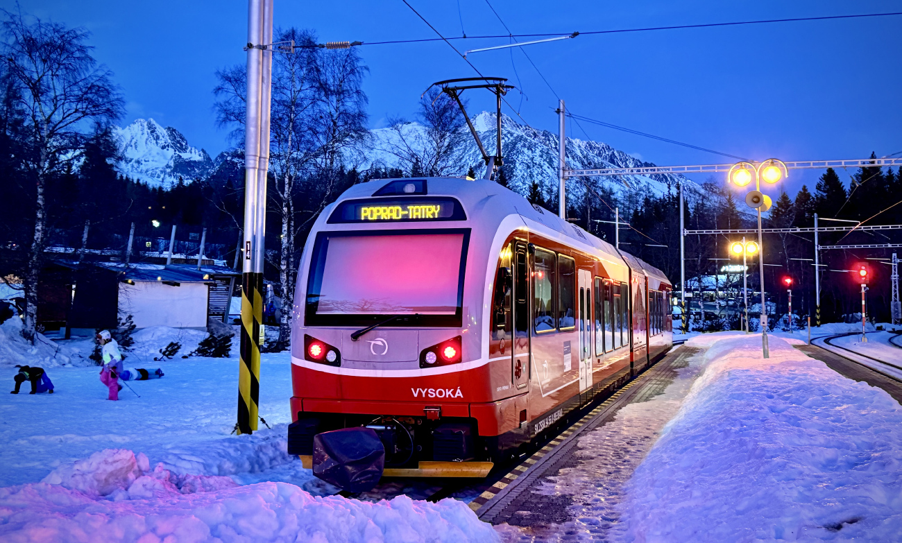Vysoké Tatry, Stadler GTW 2/6 č. 495.954-0