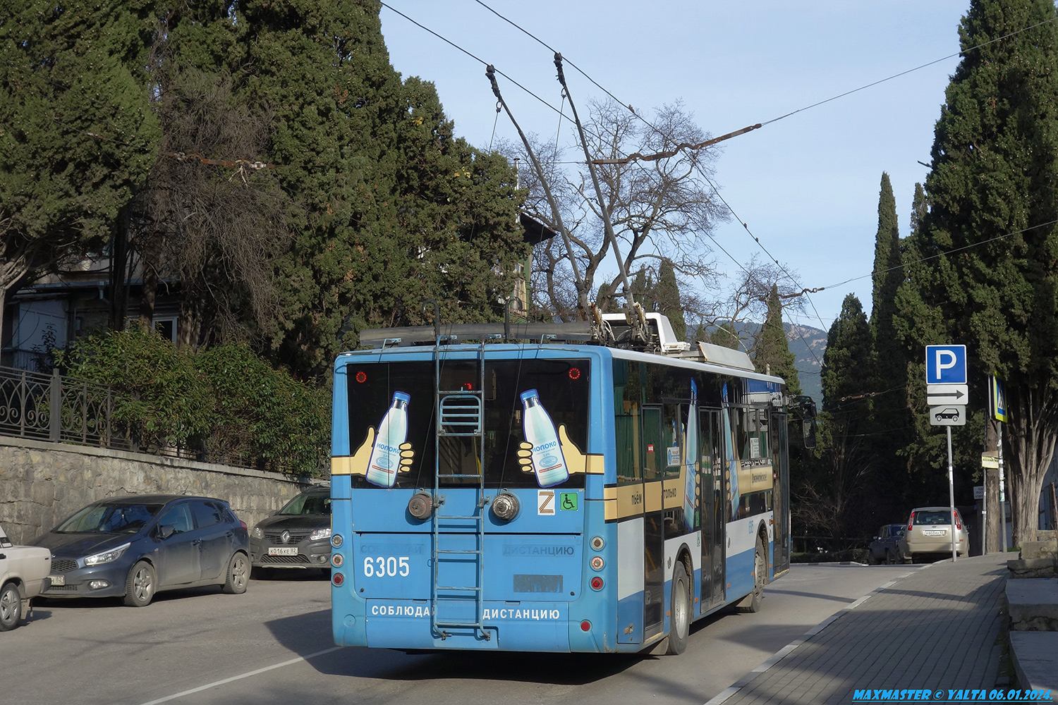 Крымский троллейбус, Богдан Т60111 № 6305