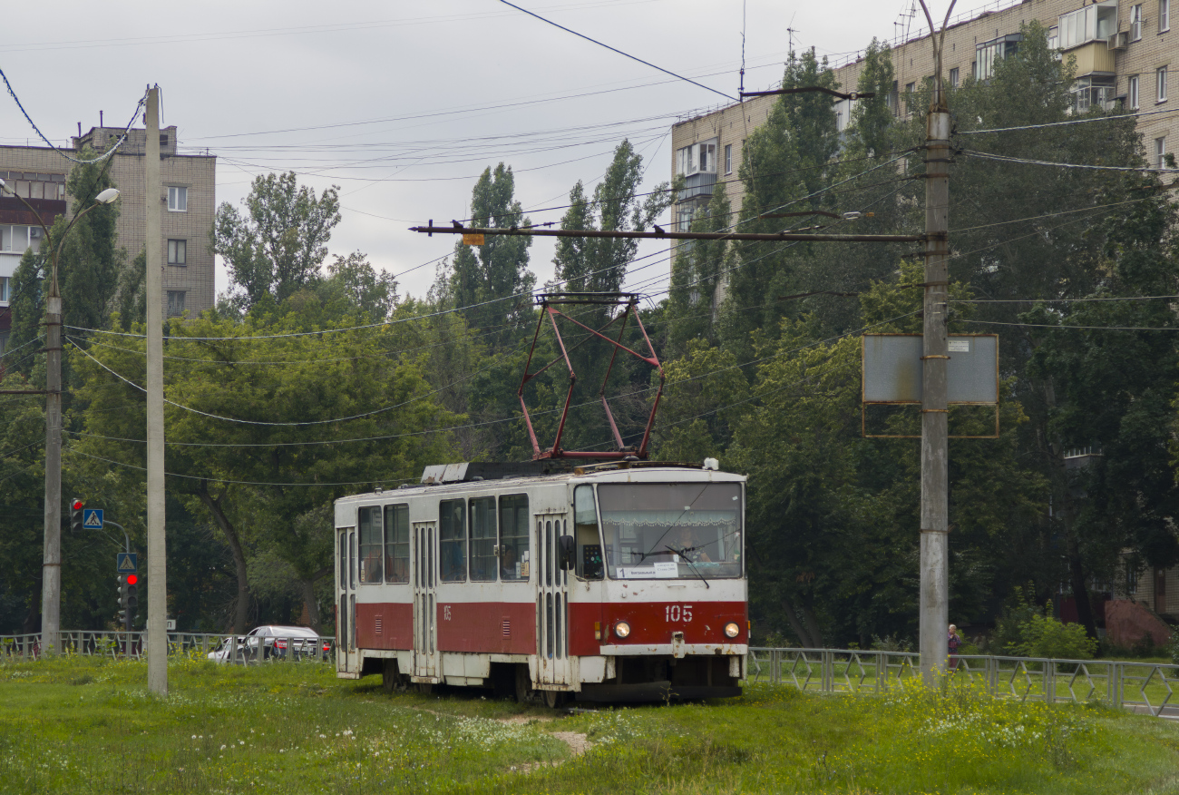 Липецк, Tatra T6B5SU № 105